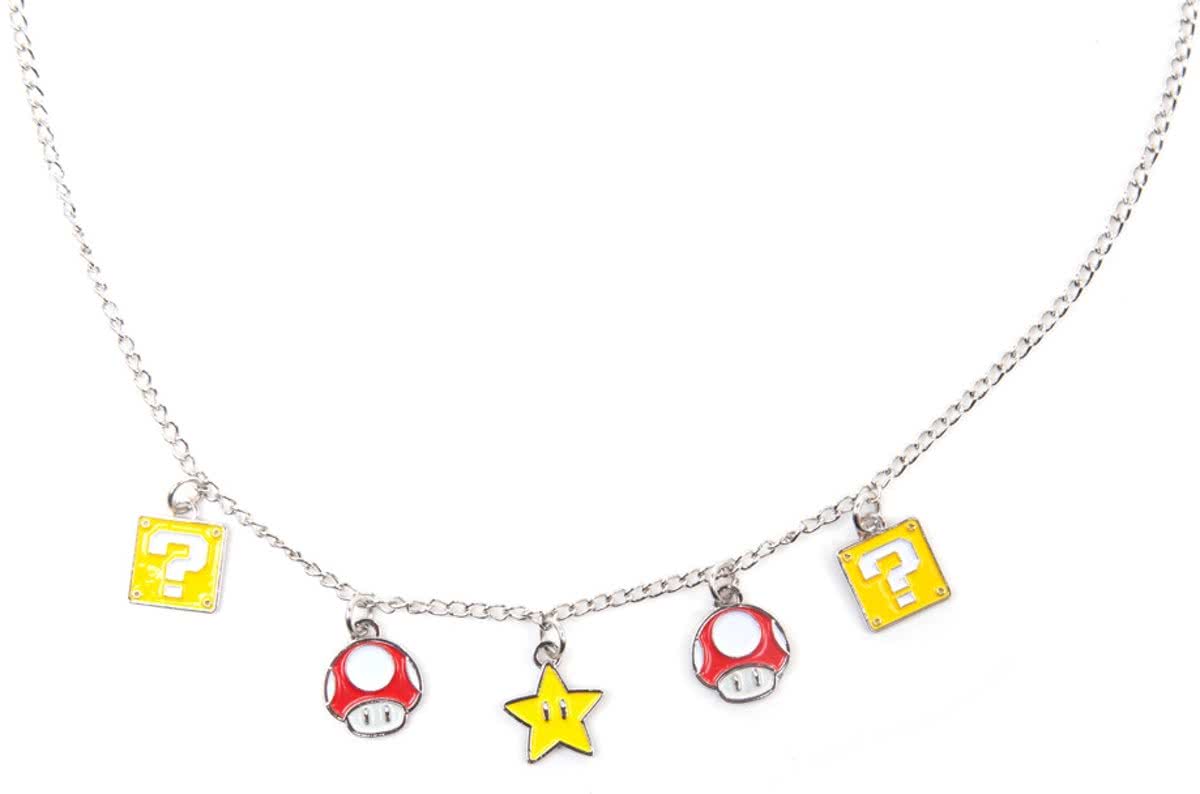 Nintendo - Mushroom, Question Mark and Super Star Necklace