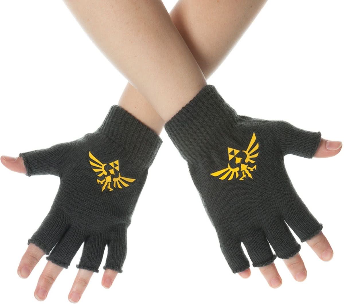 Officieel gelicenseerd - Nintendo - Zelda handschoenen met logo - Unisex