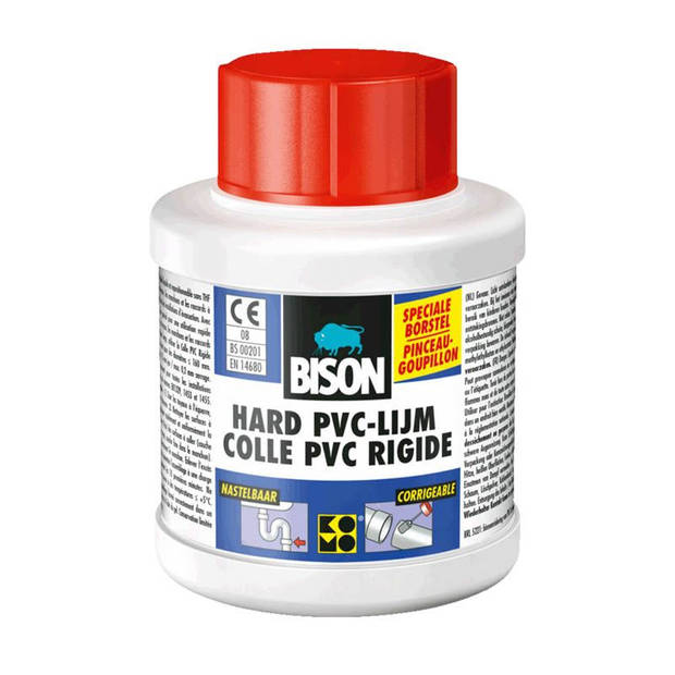 Bison hard PVC lijm 100 ml - Montagelijm