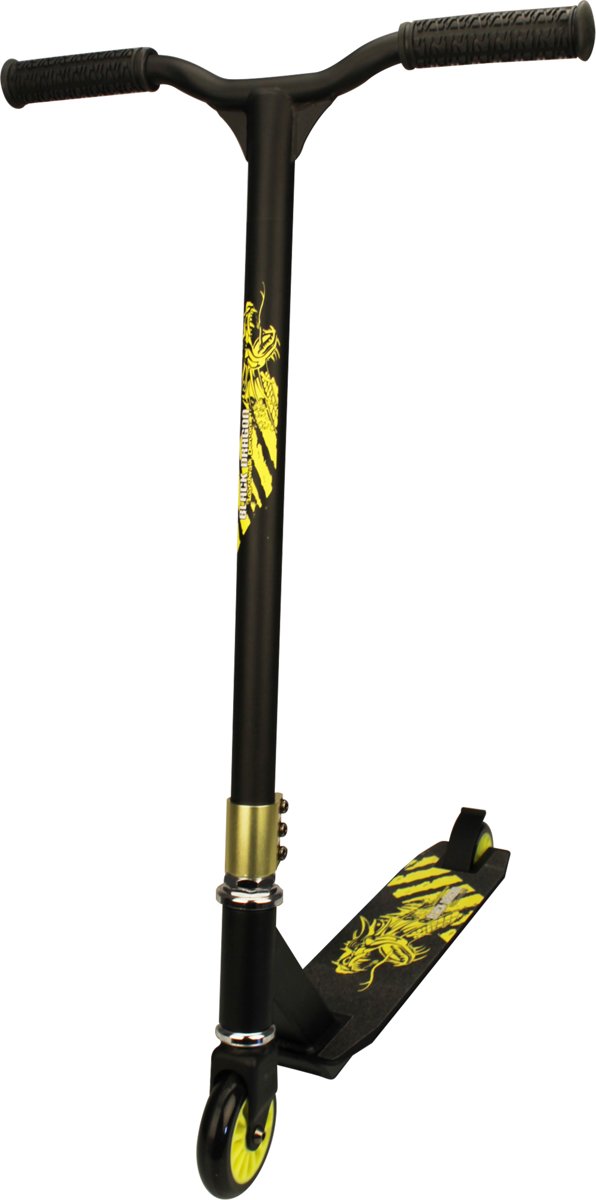 Black Dragon Stunt Scooter Zwart/Lime - Step