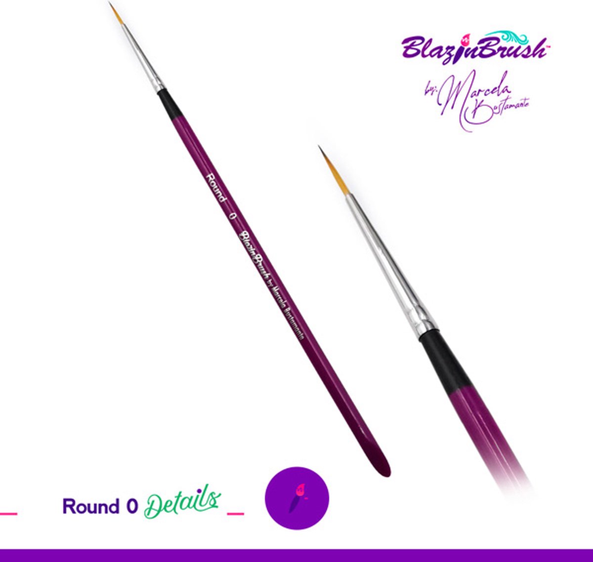 Marcela Bustamante Blazin Brush Detail Round 0