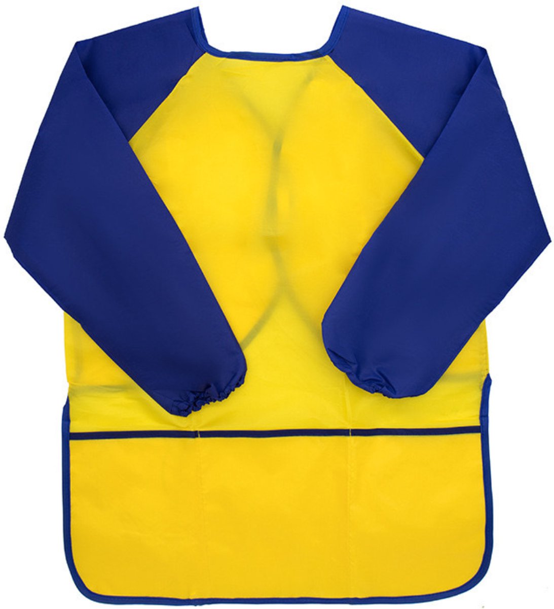 geel kliederschort - kinder verfschort - waterdicht kinderschort - knutselschort - schilderschort kinderen