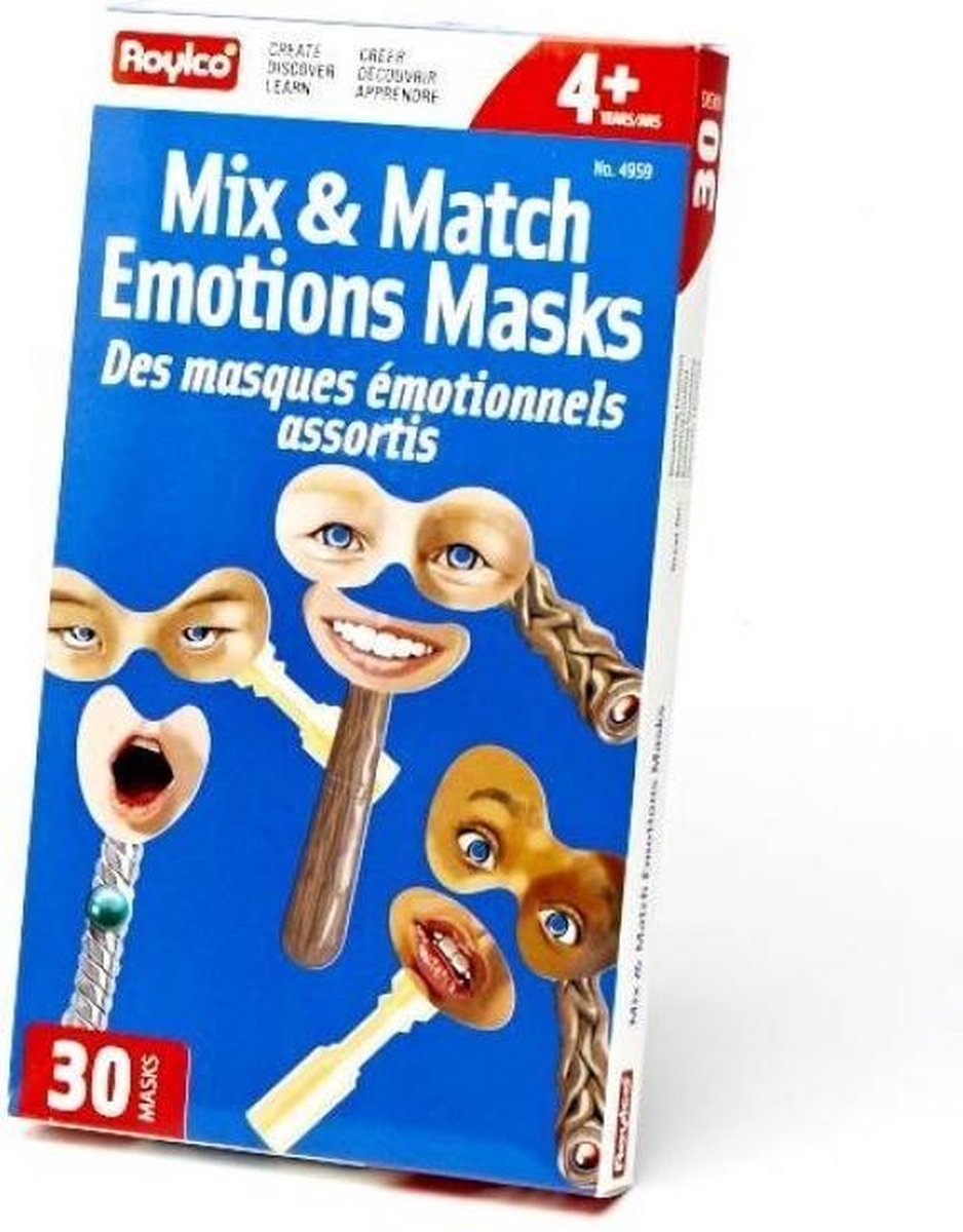 Mix en match emotiemaskers (74138)