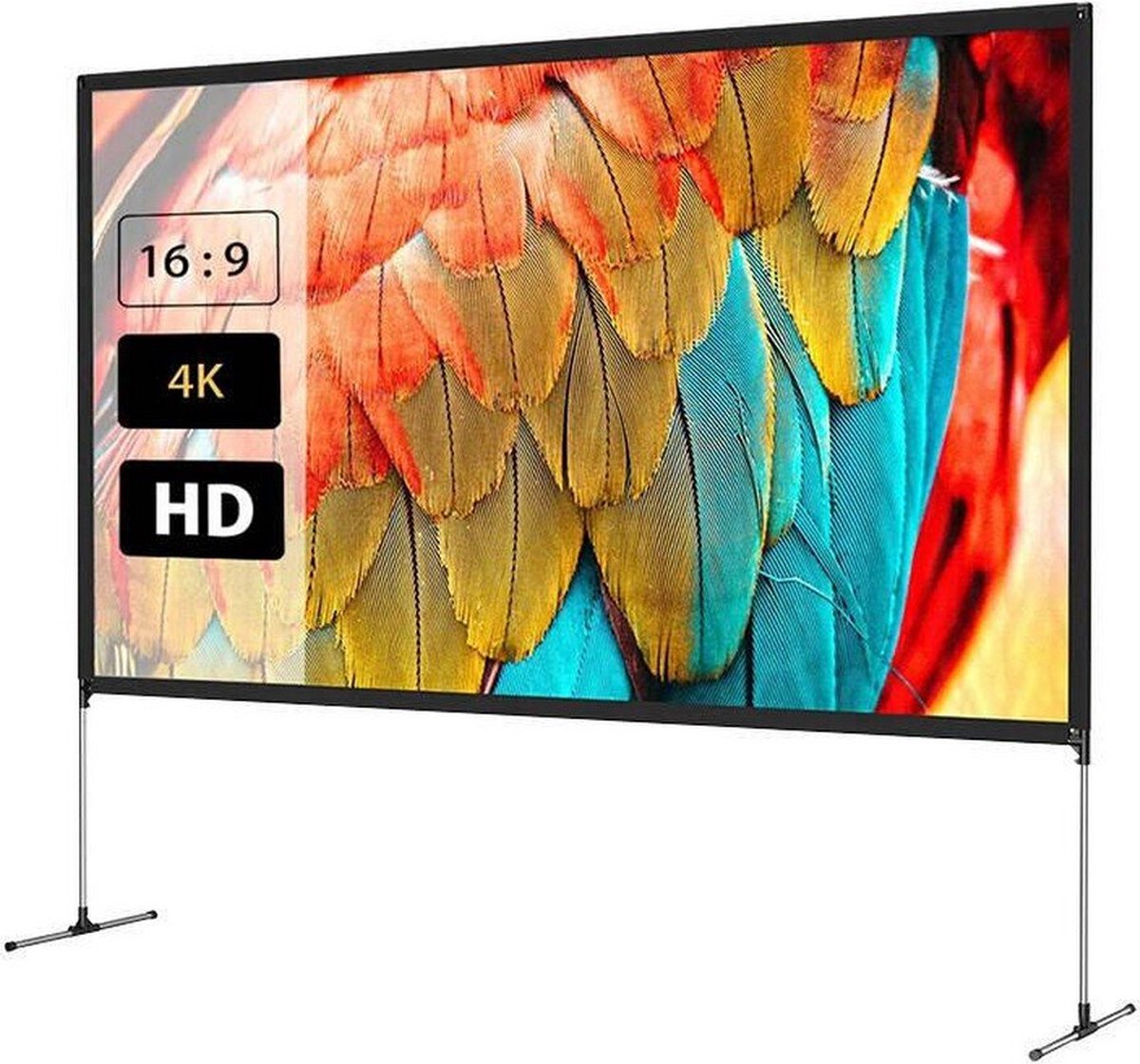 Blitzwolf 120” Draagbaar Projectiescherm Bw-Vs6 Voor Multimedia
