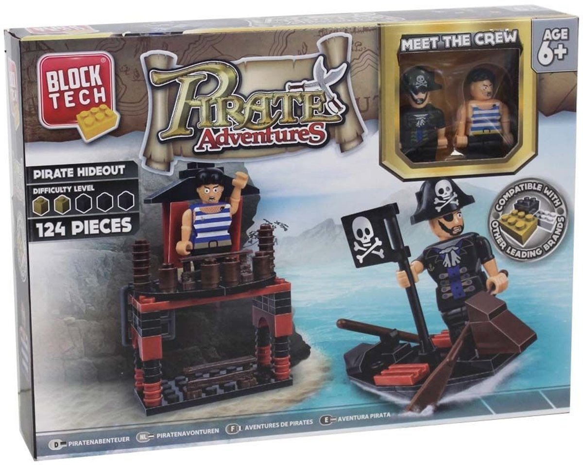 Block Tech Bouwpakket Pirate Adventures 124-delig