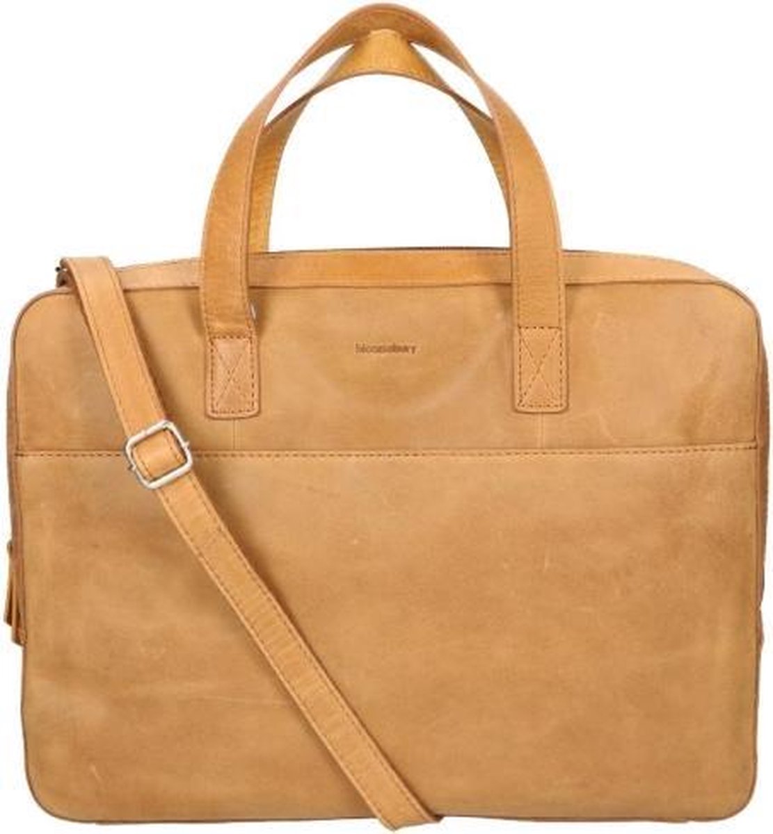 Bloomsbury Laptoptas Bloomsbury Leer - cognac