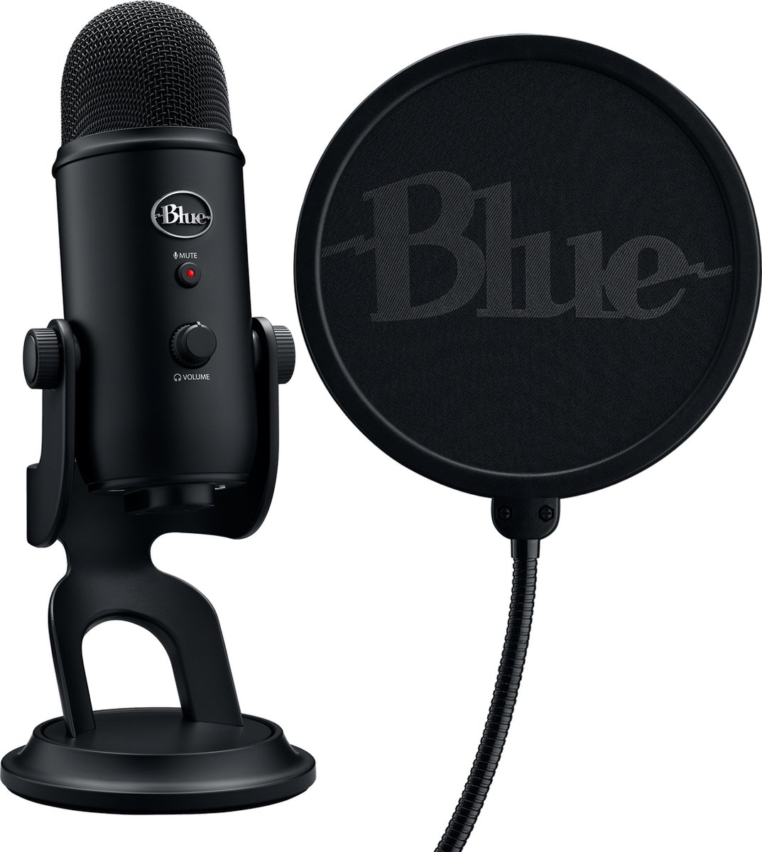 Logitech Blue Yeti Game Streaming Kit - Streaming microfoon - Zwart