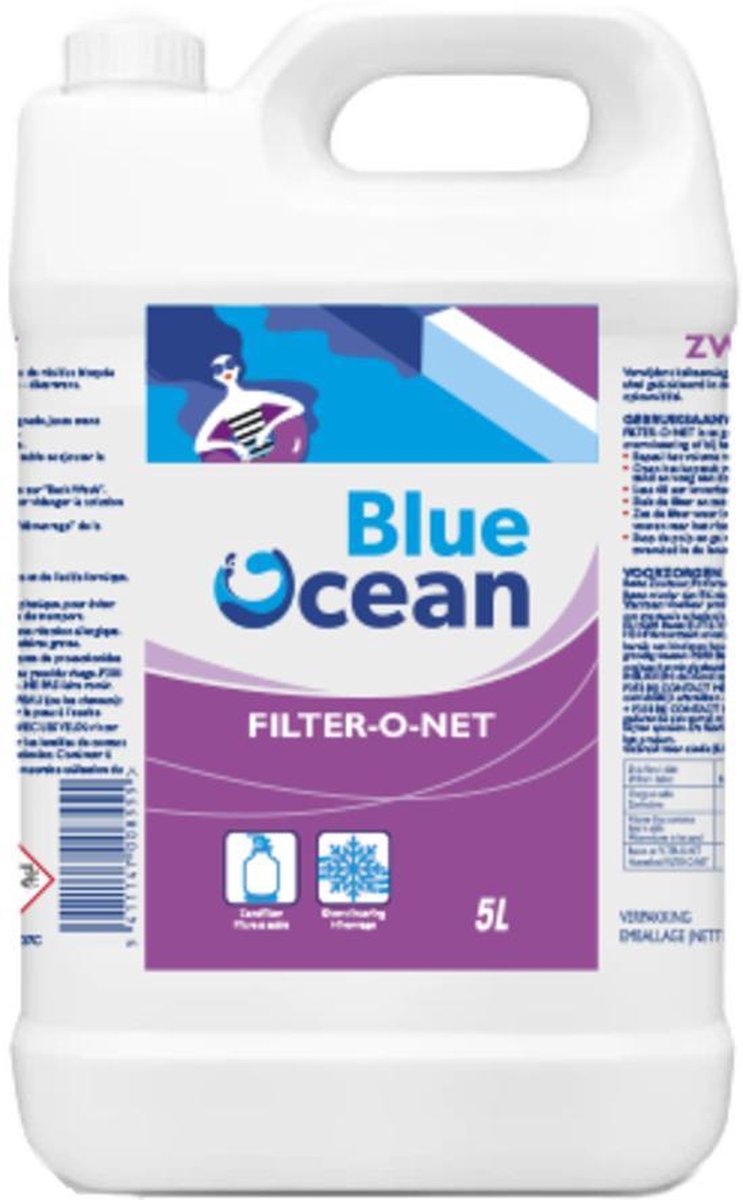 Blue Ocean filtercleaner reiningt zwembadfilters 5 liter