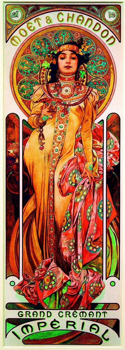 Alphonso Mucha Moët & Chandon-Grand Crémant Impérial, 1899 legpuzzel 1000