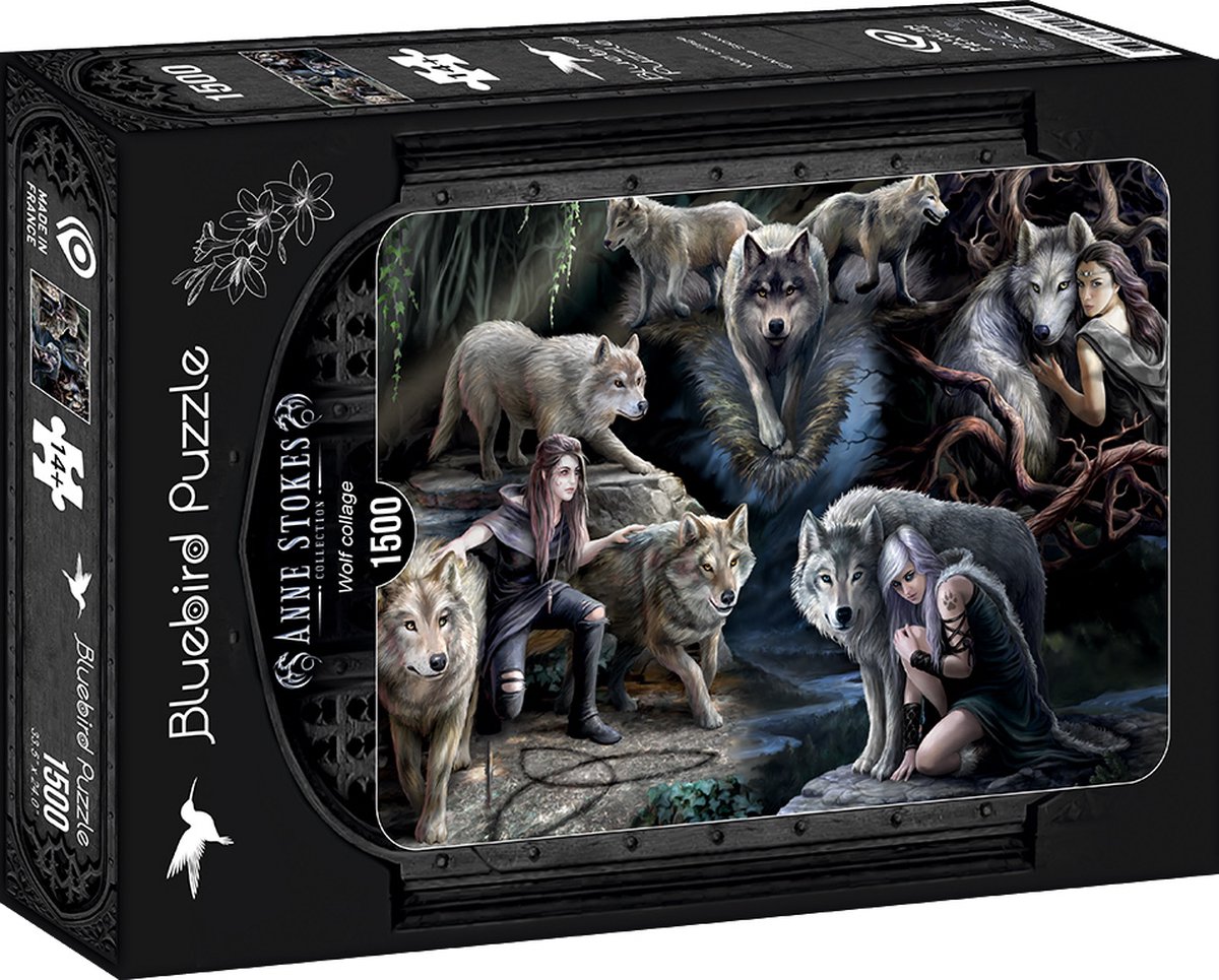 Anne Stokes - Wolf Collage legpuzzel 1500