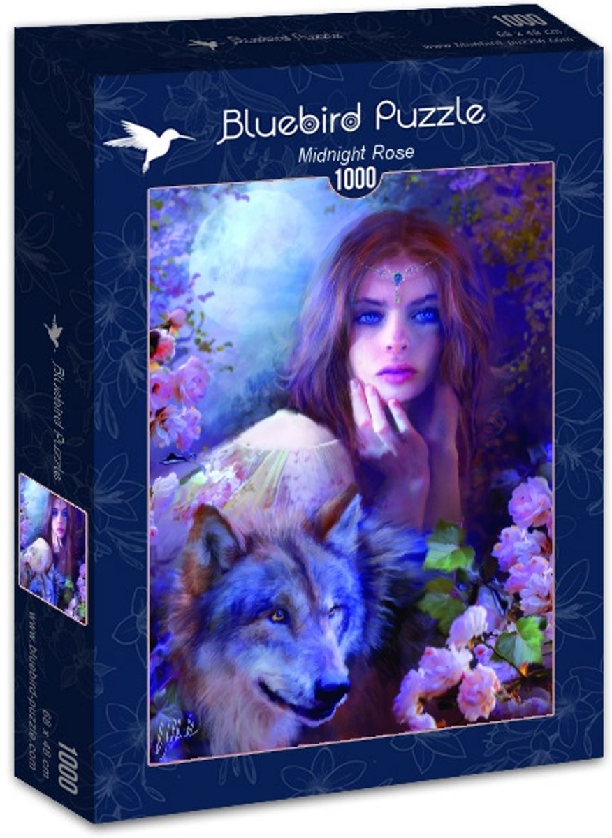 Bente Schlick legpuzzel Midnight Rose 1000 stukjes