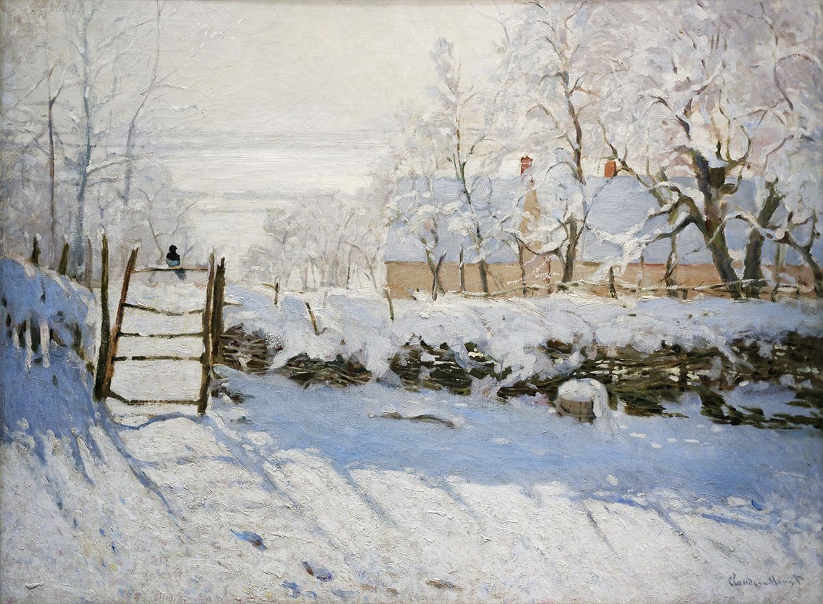 Bluebird Claude Monet - The Magpie, 1868-1869 -  Puzzel 4000 stukjes