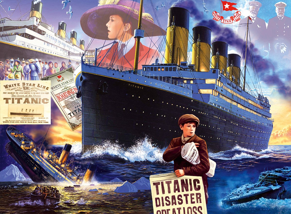 Bluebird Titanic  Puzzel 3000 Stukjes