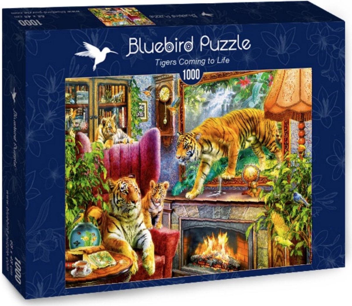 Bluebird puzzel Tijgers komen tot leven (1000)