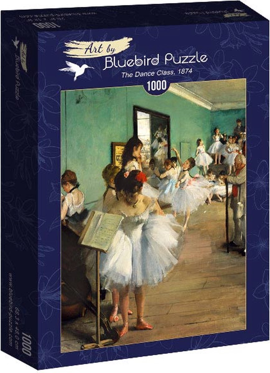 Degas - The Dance Class, 1874 kunstpuzzel 1000