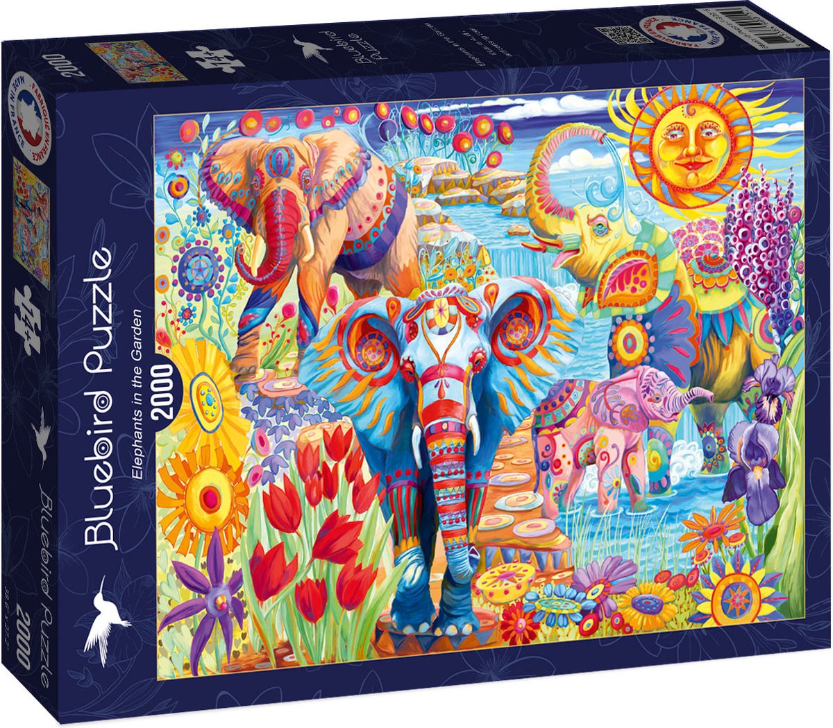 Elephants in the Garden legpuzzel 2000 stukken