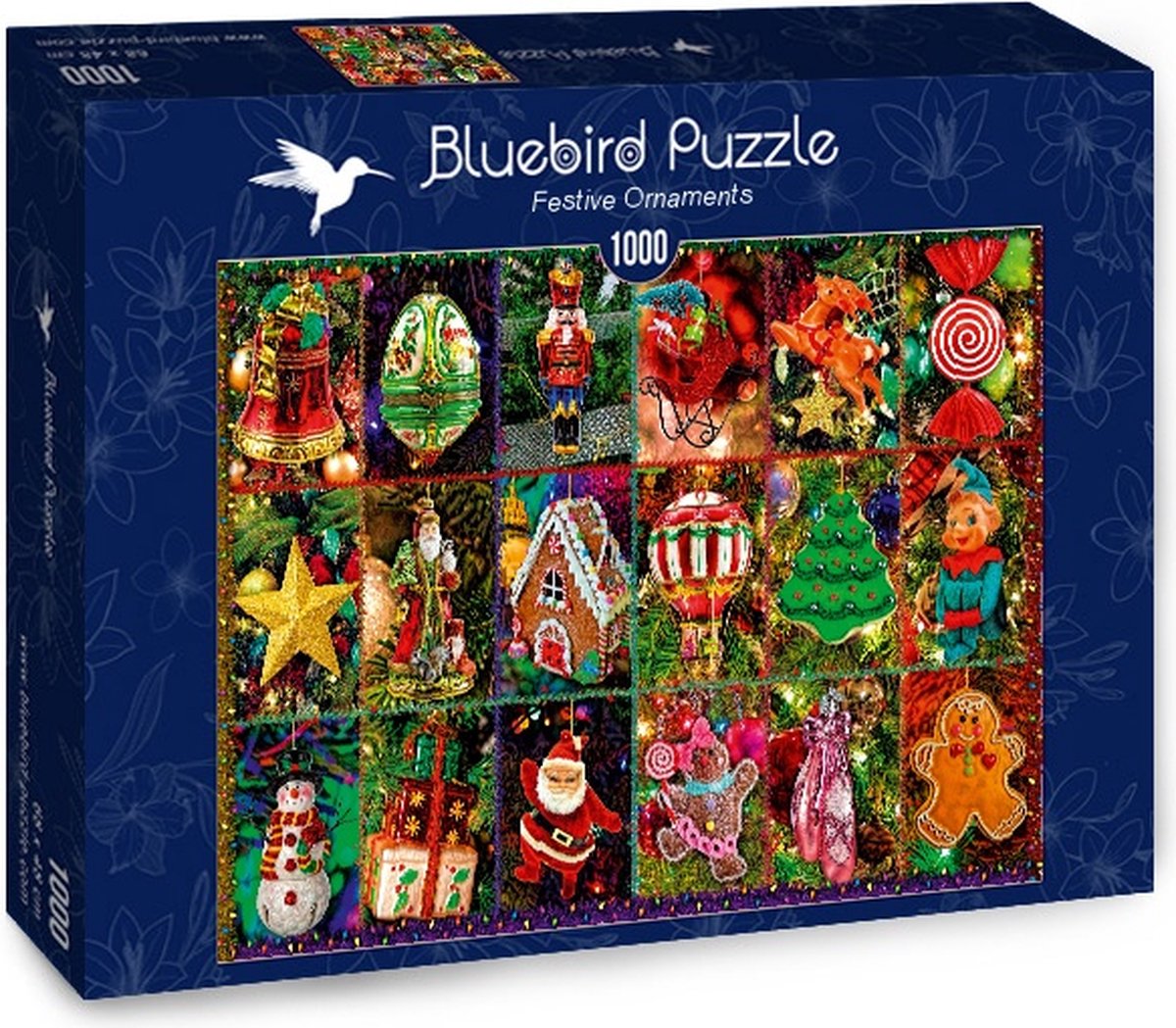 Festive Ornaments kerstpuzzel 1000