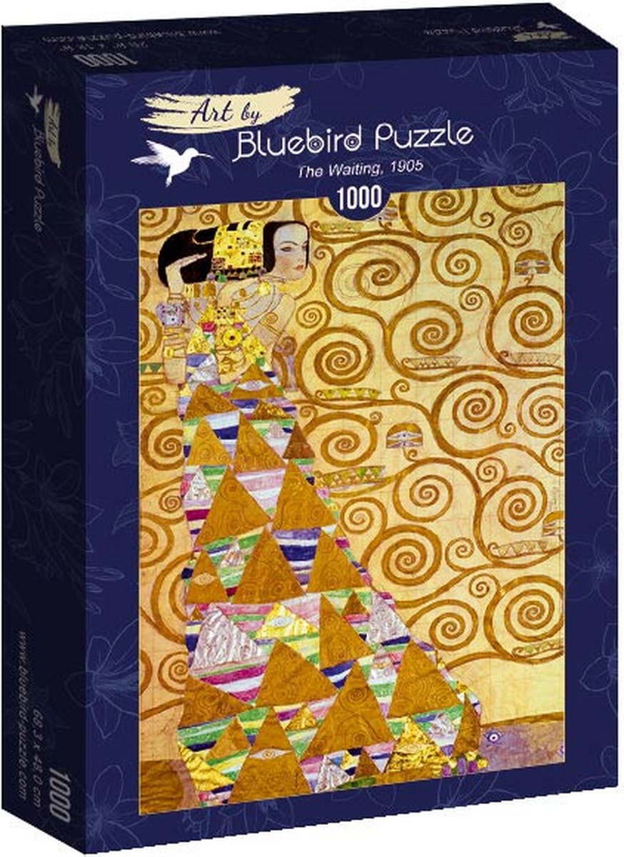 Gustave Klimt - The Waiting, 1905   kunstpuzzel 1000