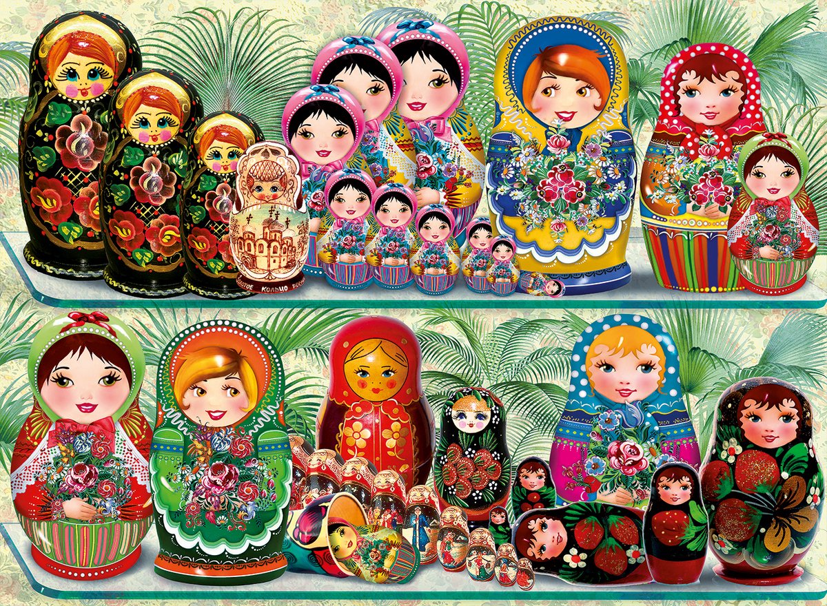 Matryoshka Dolls  Puzzel 6000 stukjes