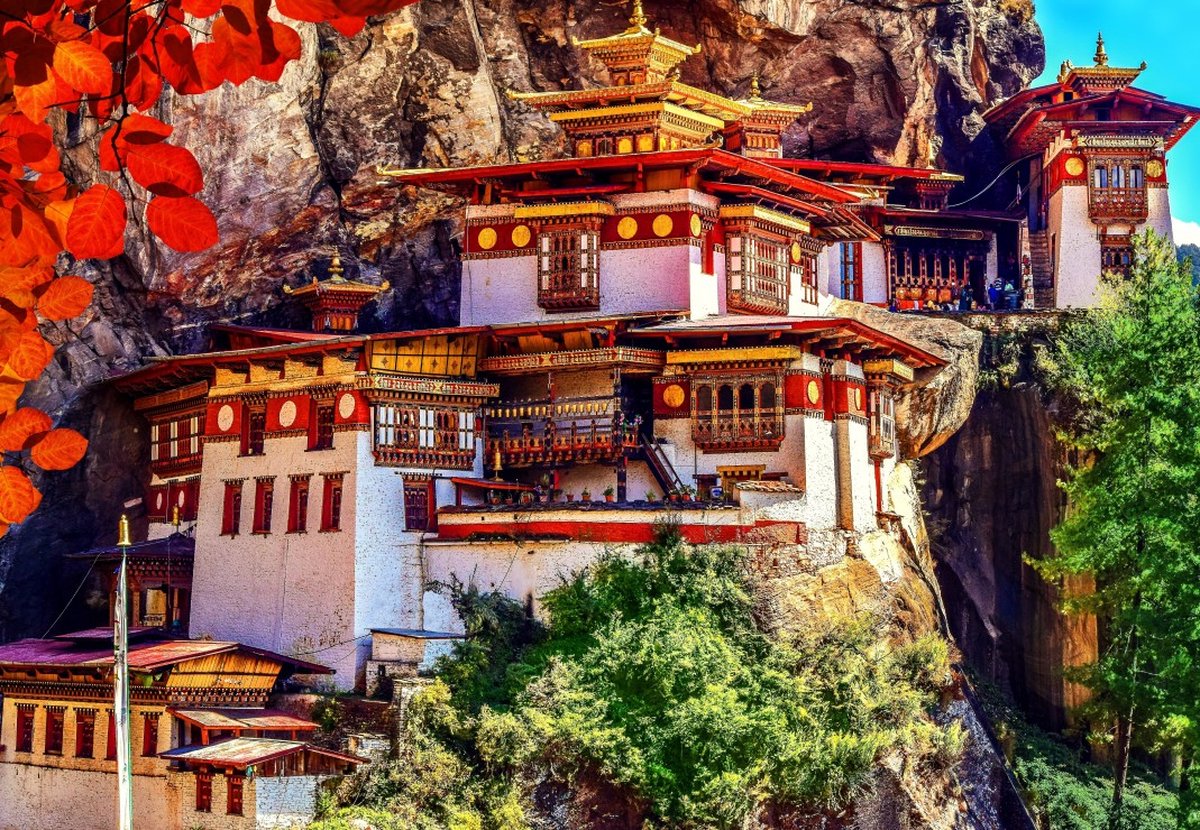 Taktsang, Bhutan Puzzel 1000 stukjes