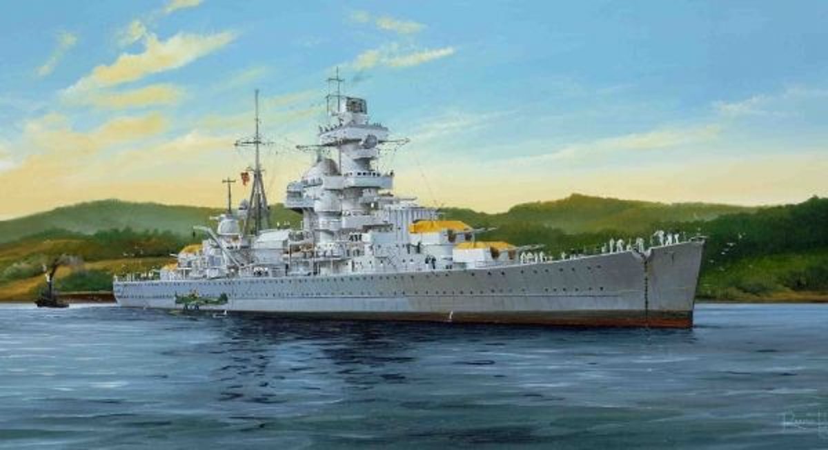 Boats German Cruiser Admiral Hipper 1941