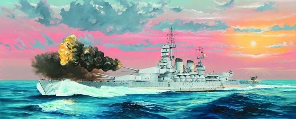 Boats Italian Navy Battleship RN Littorio 1941