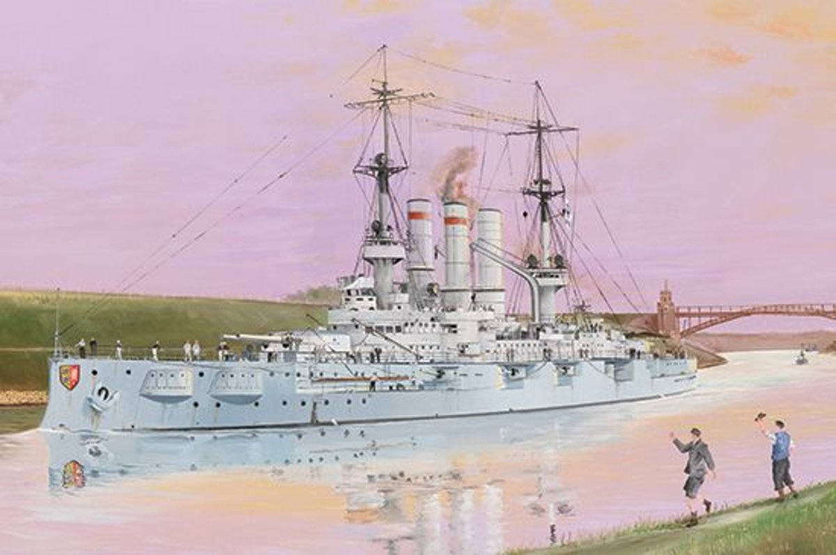 Boats Schleswig Holstein BattleShip 1908