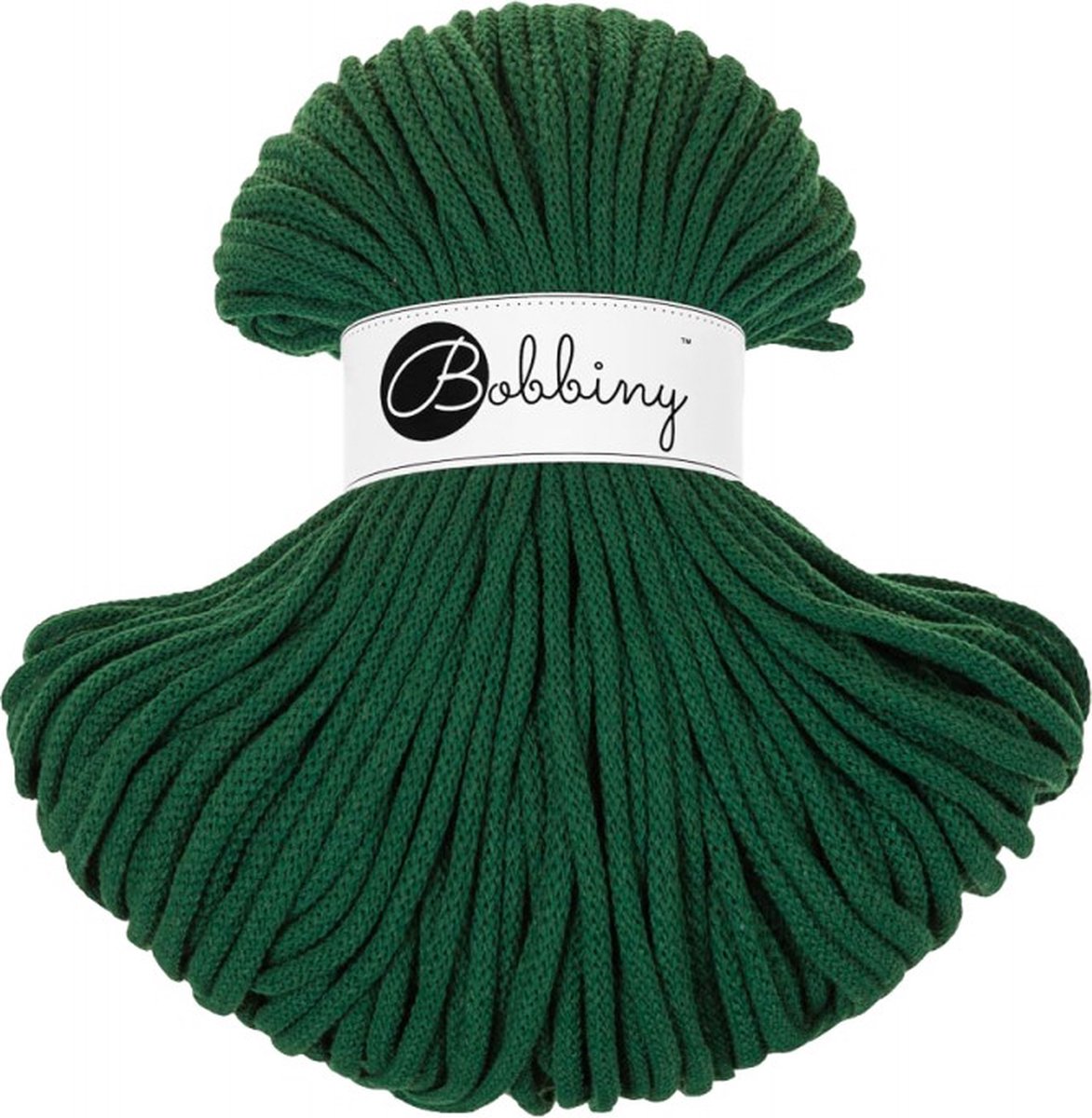 Bobbiny Premium 5mm Pine Green (donker groen)