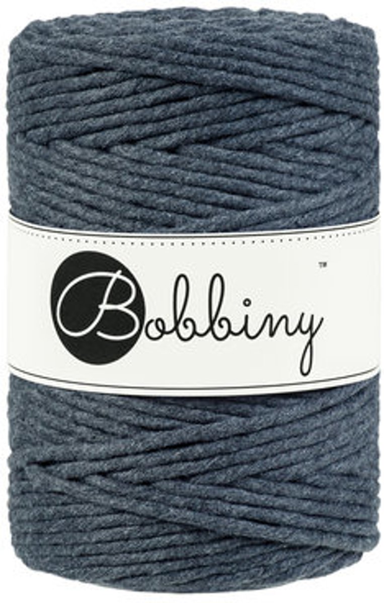 Bobbiny 5 mm Macramé Charcoal