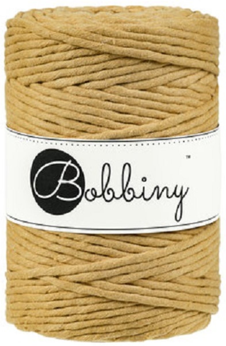 Bobbiny 5 mm Macramé Mustard