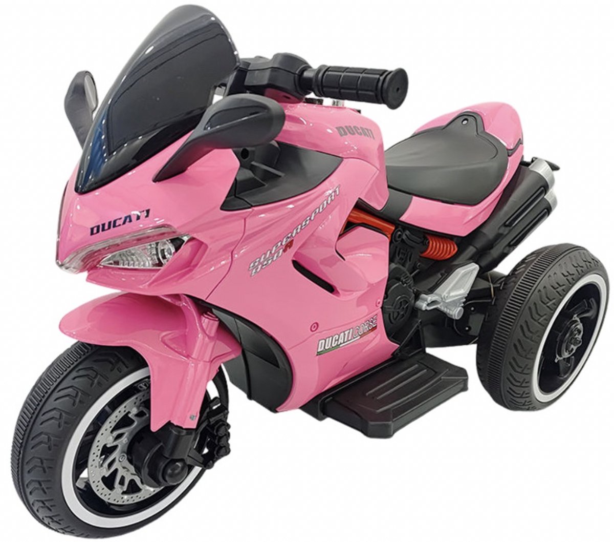 Elektrische kindermotor - 6V - 3-wiel - met geluid & licht – in 5 kleuren