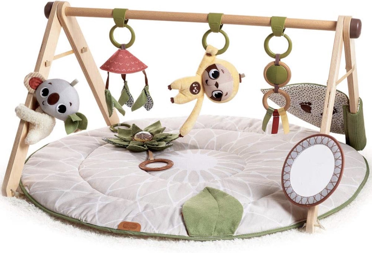 Tiny Love Boho Chic Luxe Developmental Gymini, Speelkleed voor Babys, Houten Speelgoed Boog, Vanaf 0 Maanden