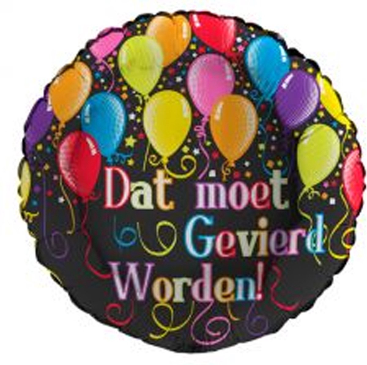 Helium Ballon Gevuld - Happy Birthday - Helium Ballonnen Verjaardag - Ballon Helium Gevuld - Speciaal Gevulde Helium Ballon (versie 29 / 50) - Dat moet gevierd worden!