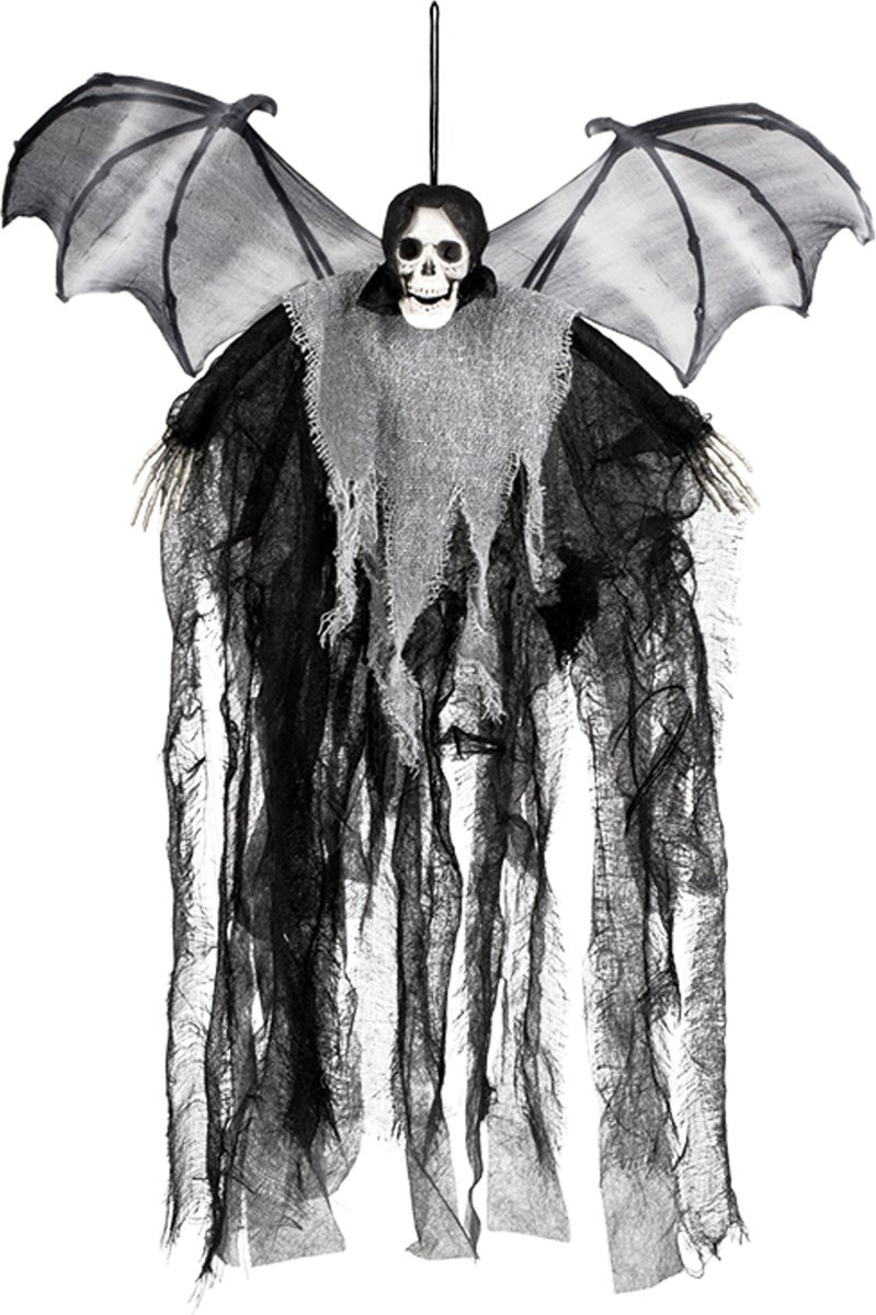 Decoratie Skull bat reaper (60cm)