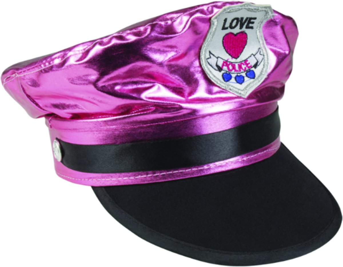 Pet Love police neon roze (verstelbaar)