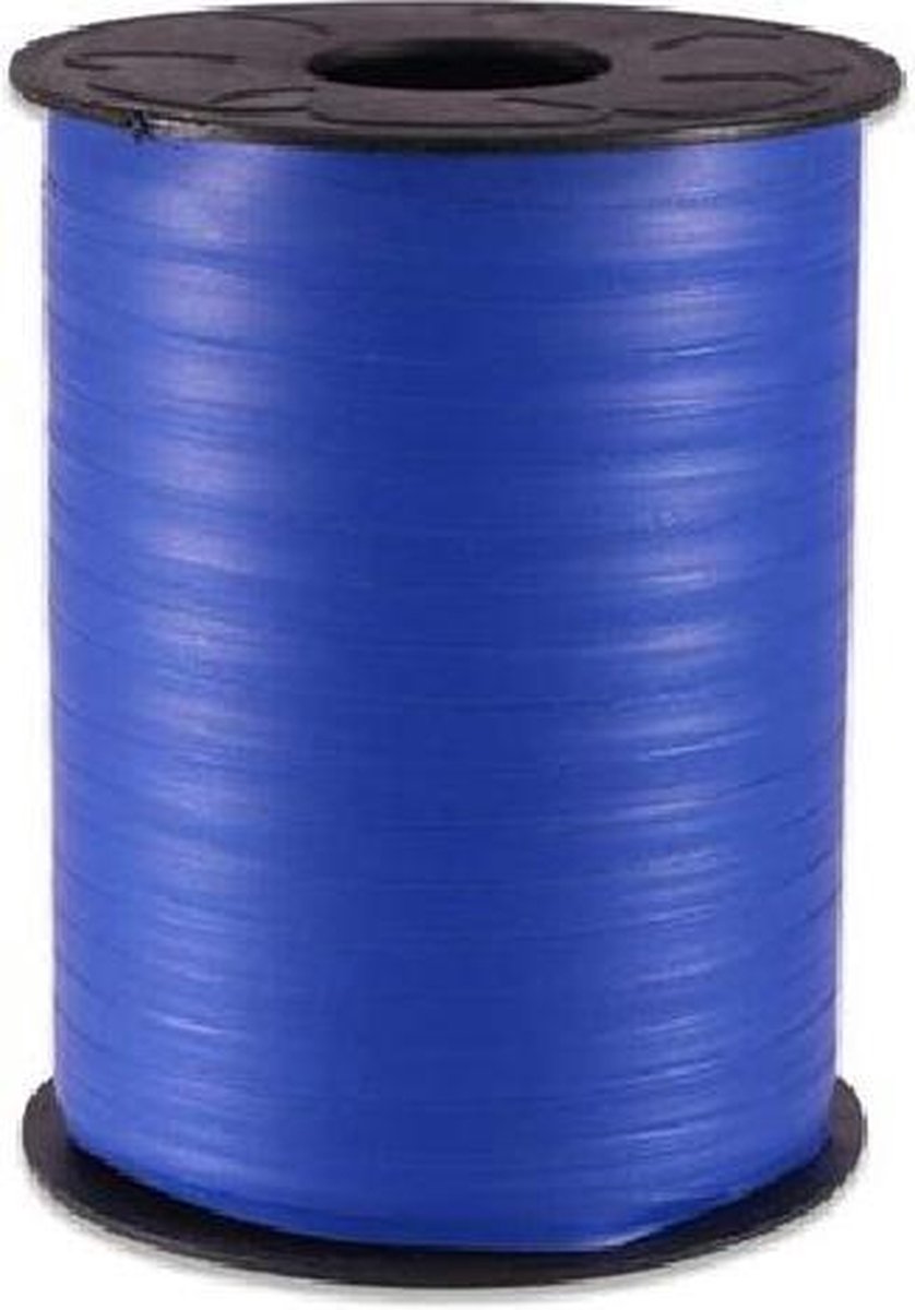 Kobalt blauw lint – polyband ballon lint blauw – 5mmx183m.