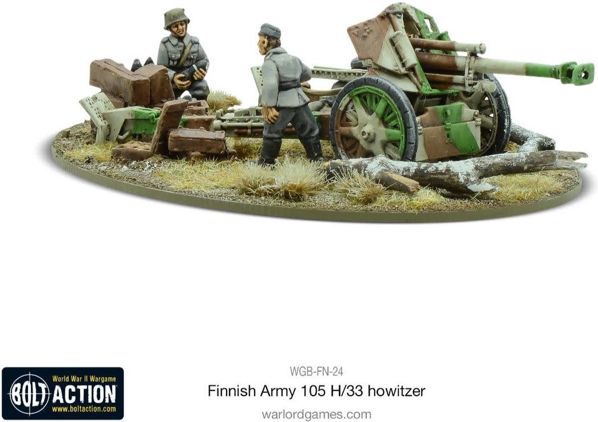 Finnish Army 105 H/33 howitzer