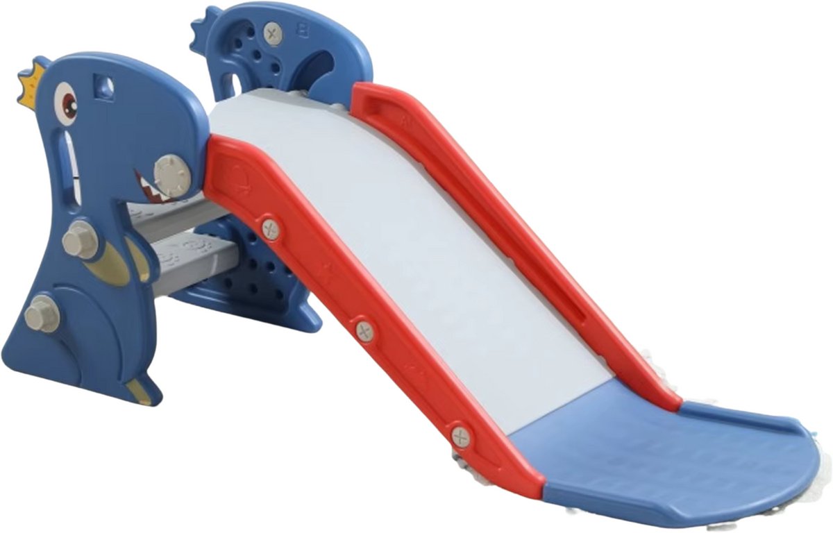 Opvouwbare dinosaurus glijbaan - Voor binnengebruik - Losse glijbaan - Peuter en kinderen - Speeltoestel