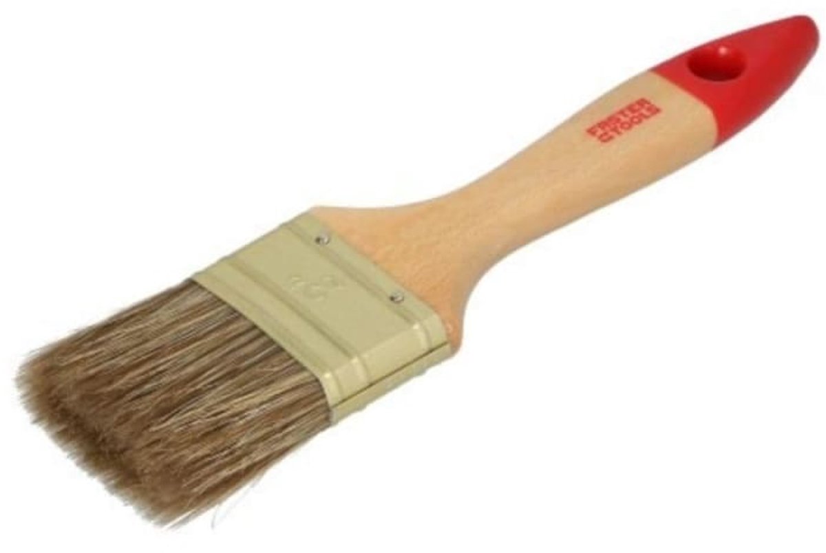 Platte penseel 50mm, Penseel acrylverf met Natuurlijke haren