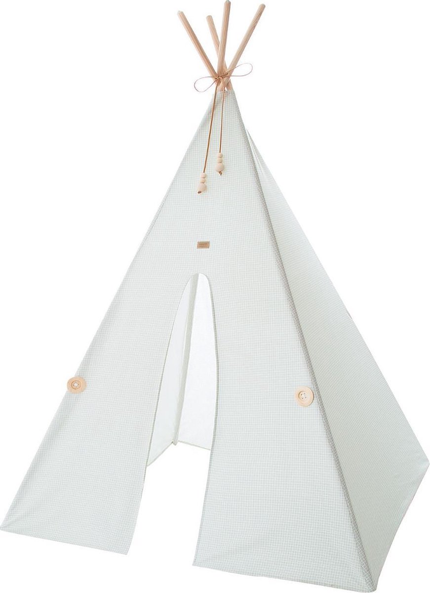 Bonjourbébé Artic Dream Tepee Tent Mint - Tipi Speeltent - Tipi - Tipi tent - wigwam speeltent - Tipi tent kinderen