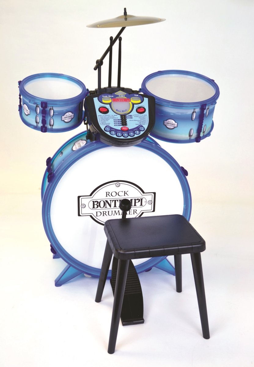 4-delige drumset met virtuele leraar