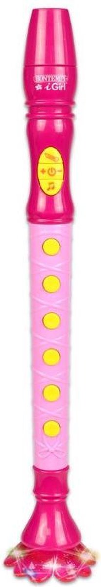 Bontempi Blokfluit Electronic Meisjes 37 Cm Roze/geel