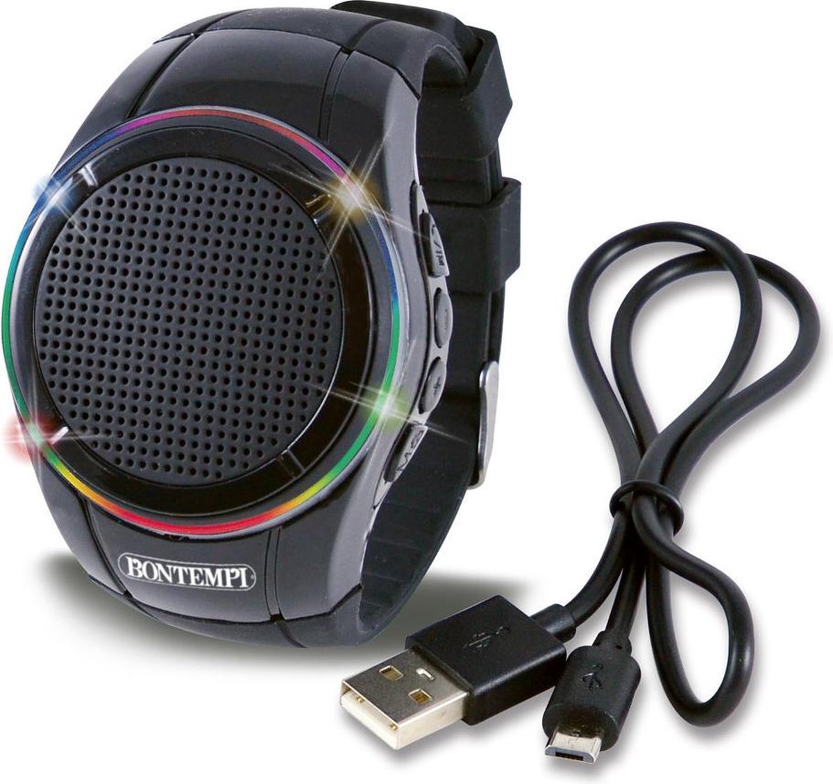 Bontempi Draadloze Horloge Met Speaker Junior 30 Cm Zwart