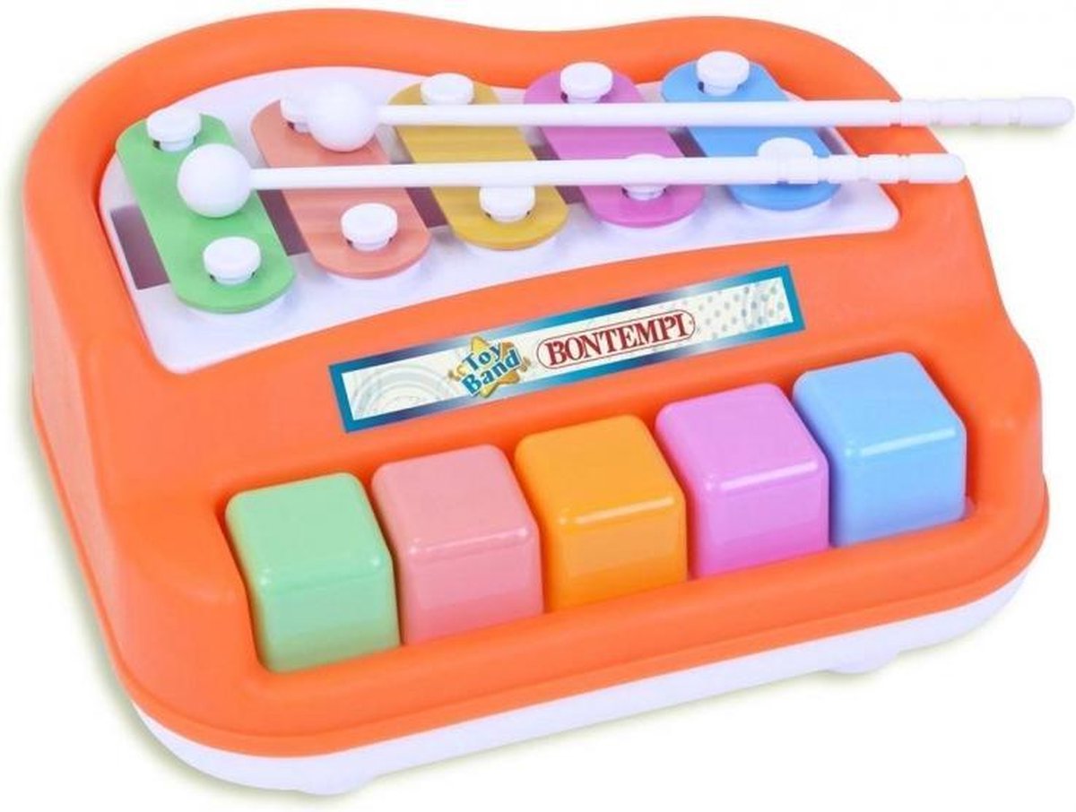 Toyband xylopiano 16 cm oranje