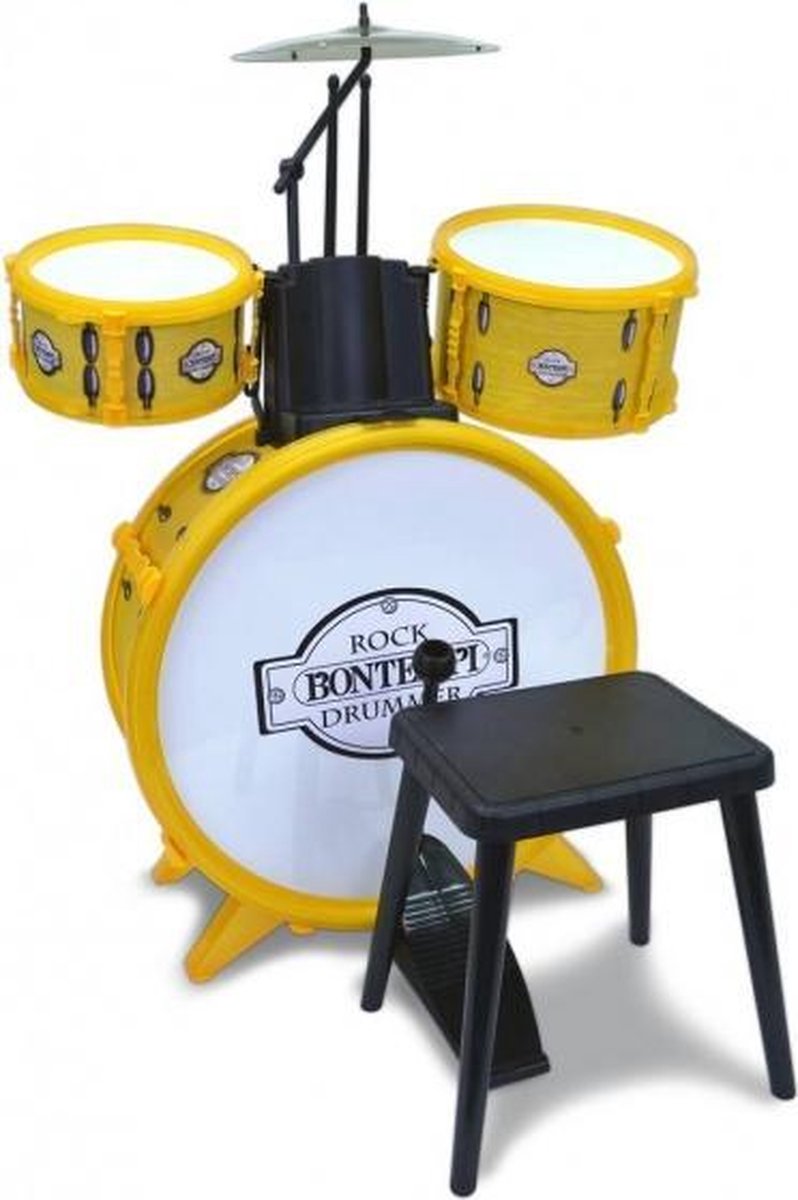 drumstel RockDrummer 4-delig geel