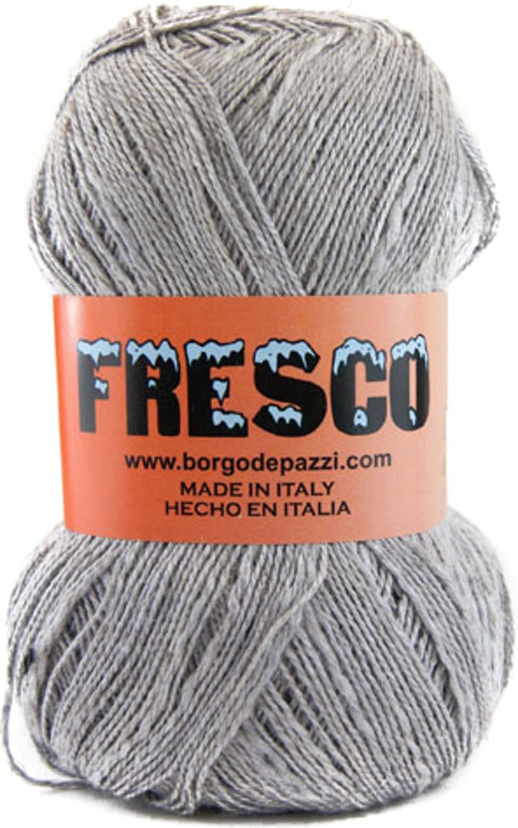 Borgo de Pazzi Fresco grijs 15. PAK MET 5 BOLLEN a 100 GRAM.