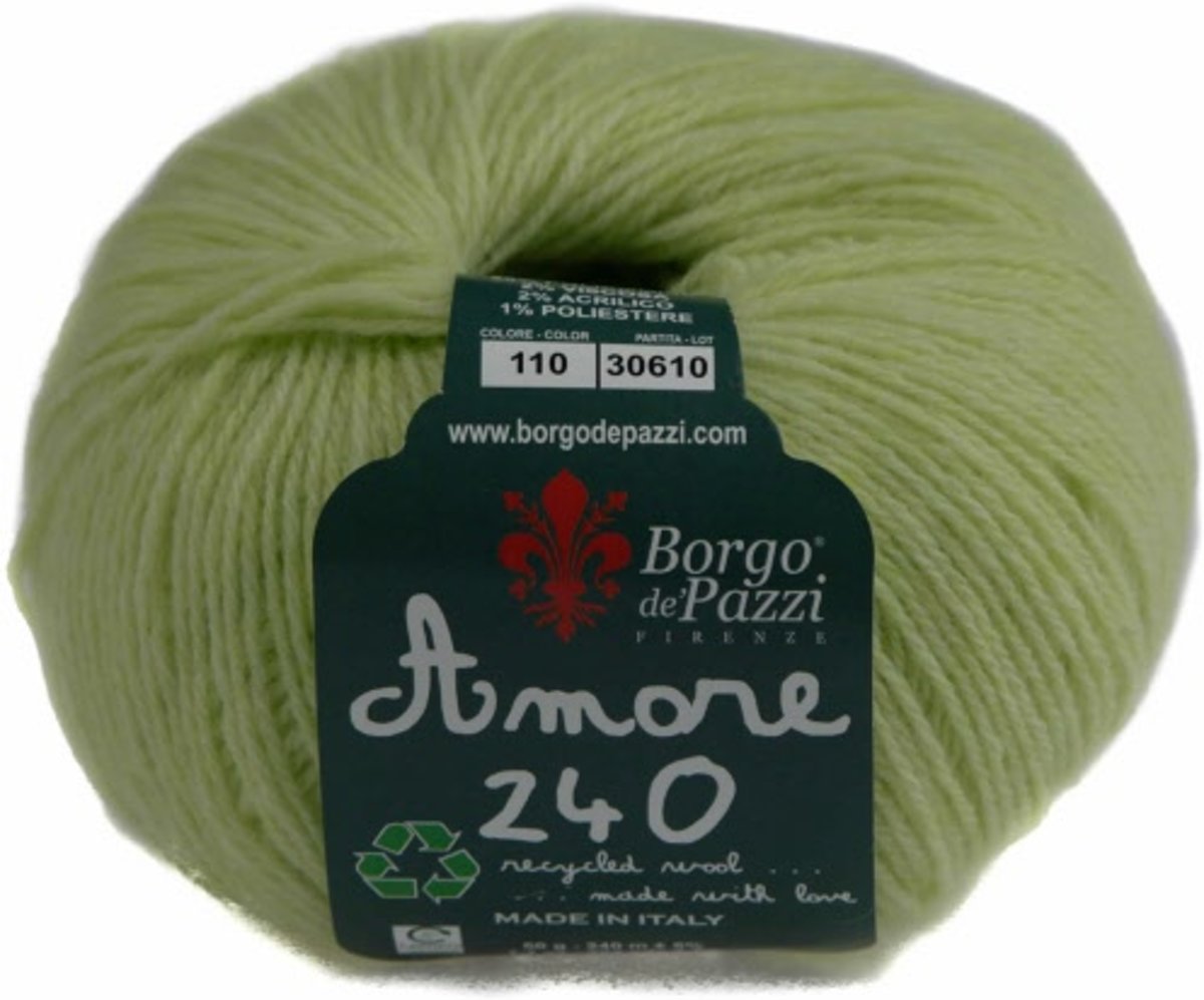 Borgo de Pazzi Amore 240 - nr.110. PAK MET 10 BOLLEN a 50 GRAM.