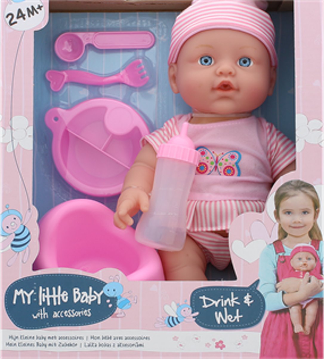 My Little BABY born Plaspop - Babypop Met accessoires