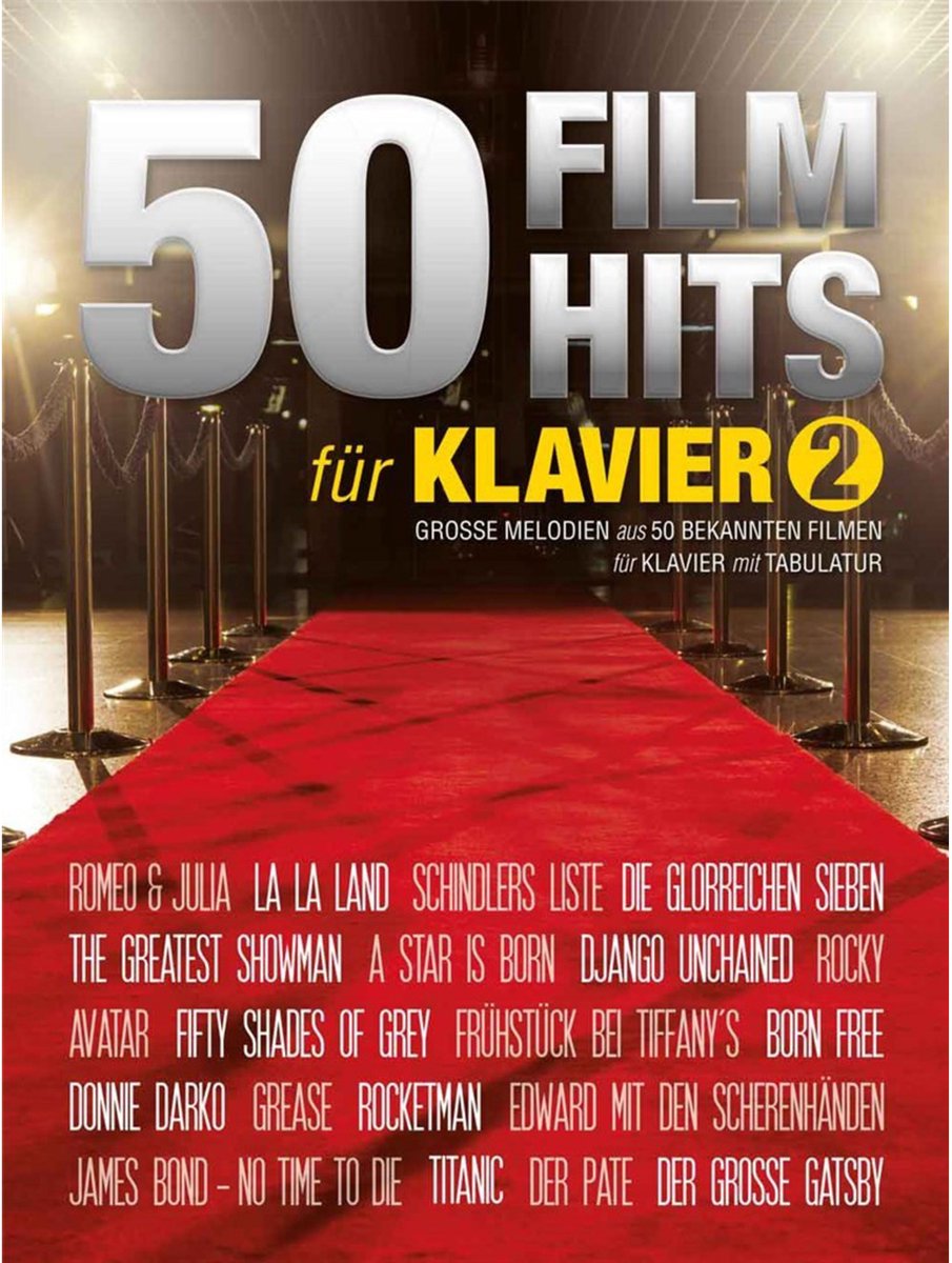 Bosworth Music 50 Filmhits für Klavier 2 - Diverse songbooks