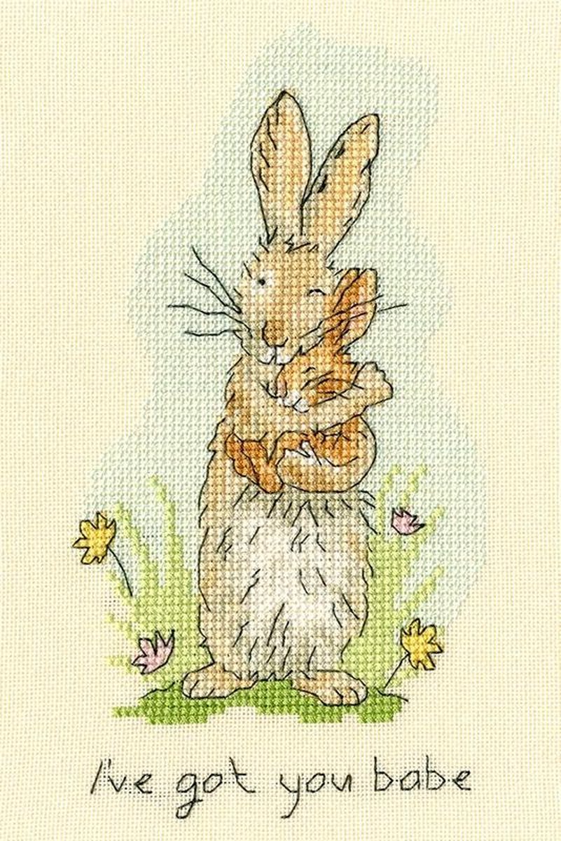 Borduurpakket Anita Jeram - Ive Got You Babe - Bothy Threads xaj4